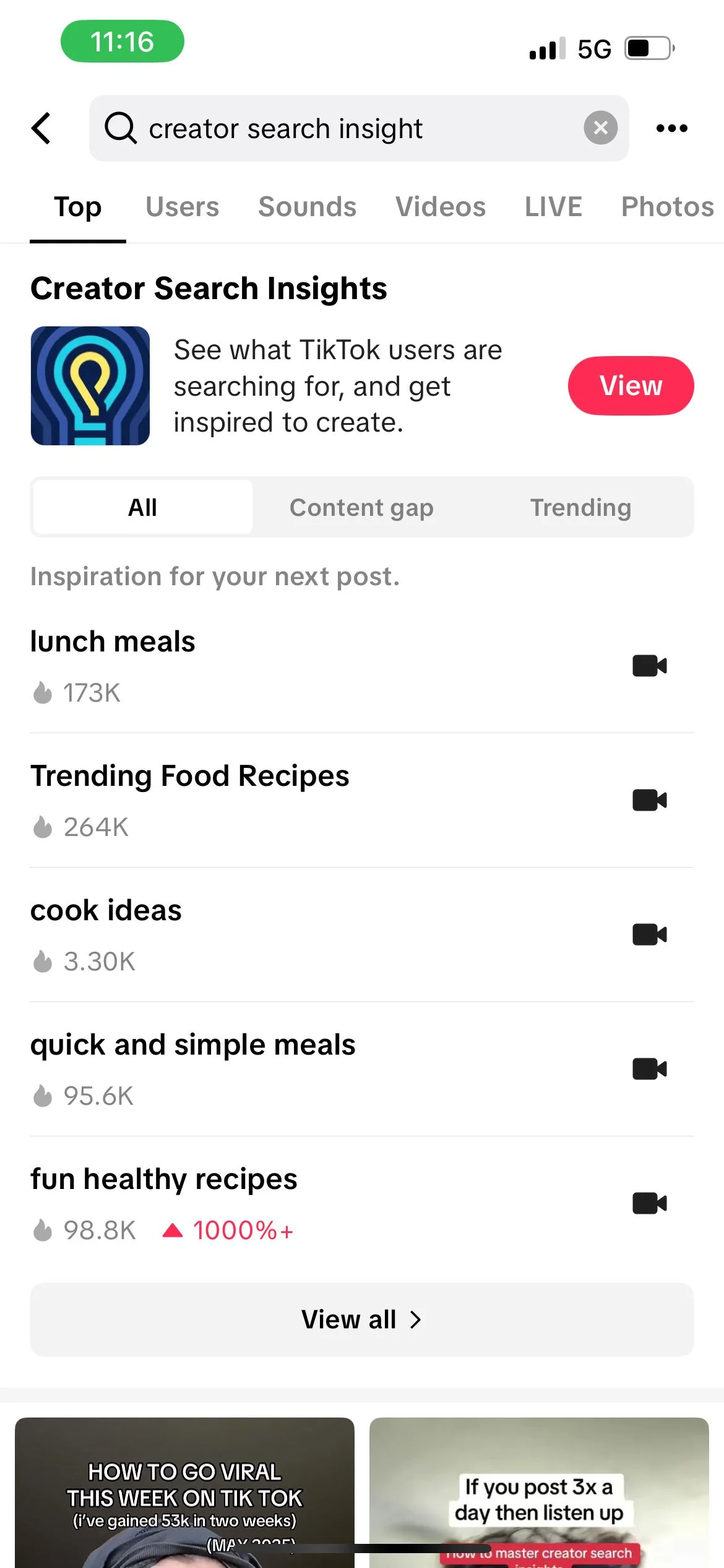 Creator Search Insights